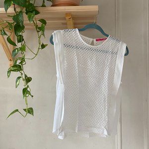 New without Tag- White Pinkyotto Blouse